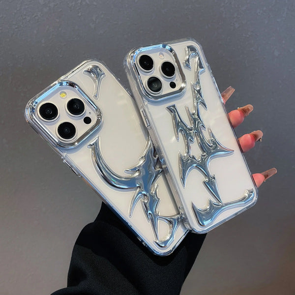 3D Moon Pattern iPhone Case