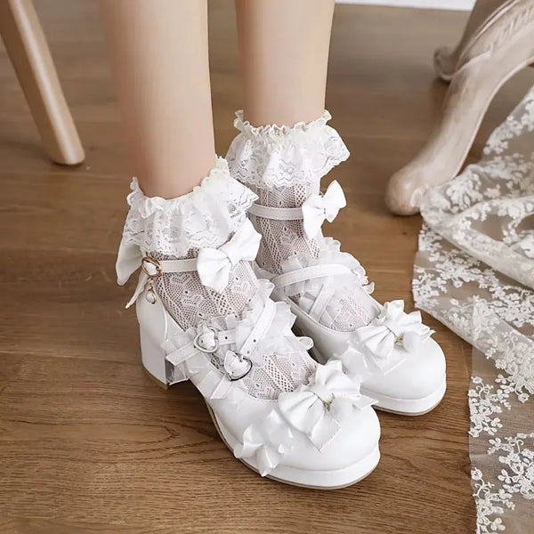 Heel Lolita Shoes Maid Princess Style