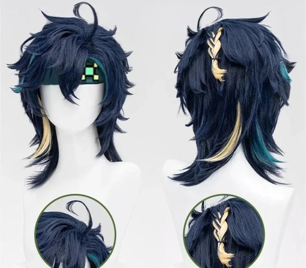 Genshin Impact Kinich Cosplay Wig