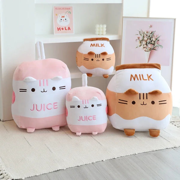 Milk Cat Bottle Plushie