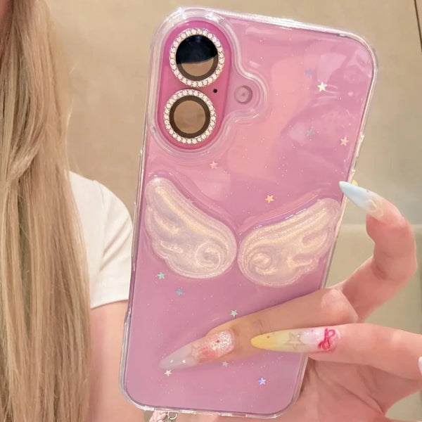 Glitter Angel Wings iPhone Case