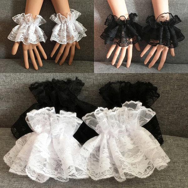 Elegant Lolita Lace Wrist Cuffs