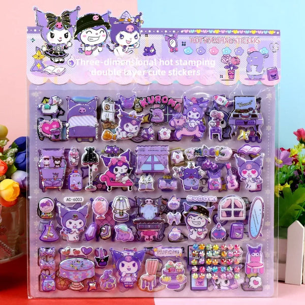 Sugarcat Double Layered 3D Stickers