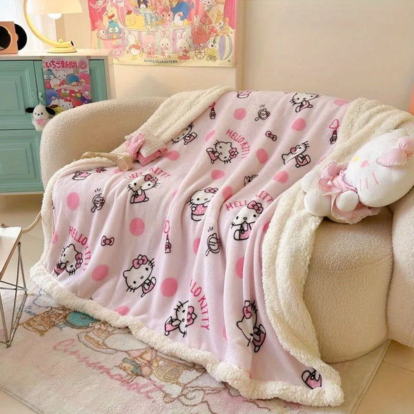 Sugarcat Double Layered Plush Blanket