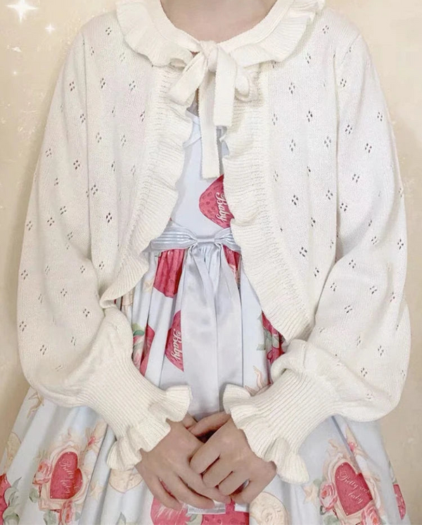Vintage Lolita Knitted Cardigan