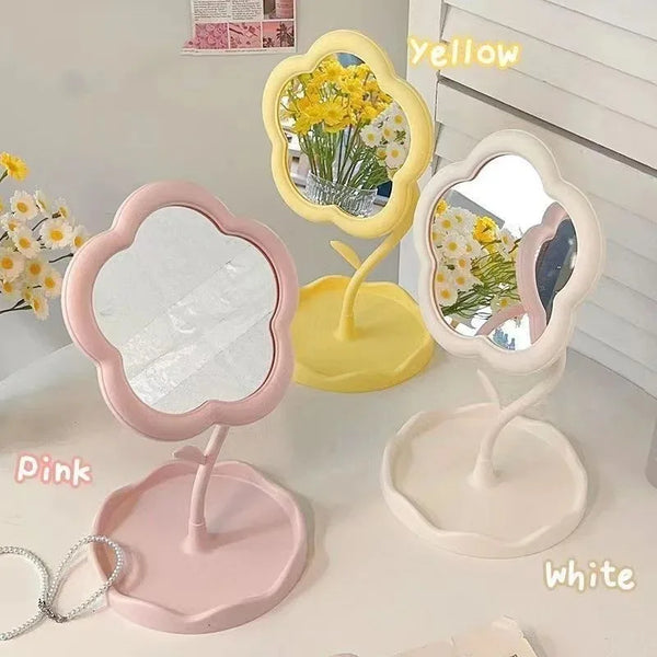 Flower Table Mirror