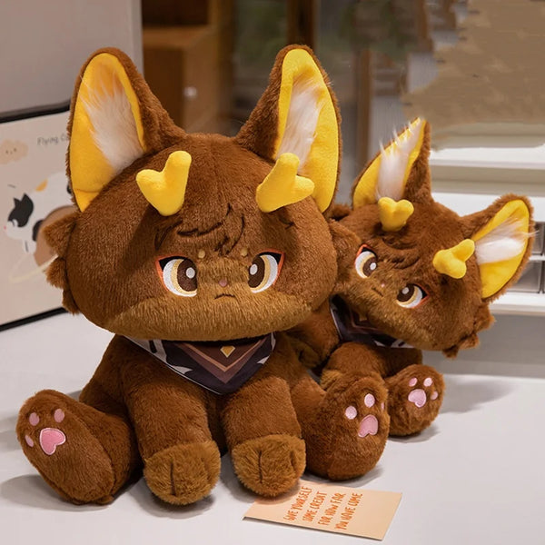 Genshin Impact Zhongli Cat Plush Toy