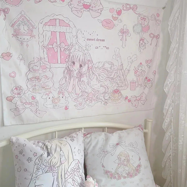Anime Girl Tapestry