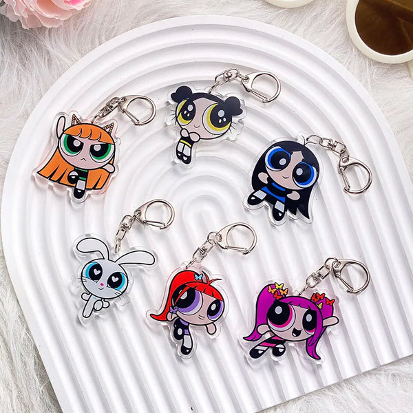 The Powerpuff Girls Acrylic Keychain