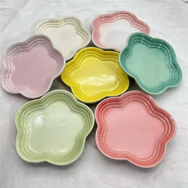 Pastel Ceramic Flower Bowls