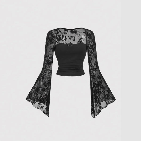 Long Sleeve Mesh T-Shirt