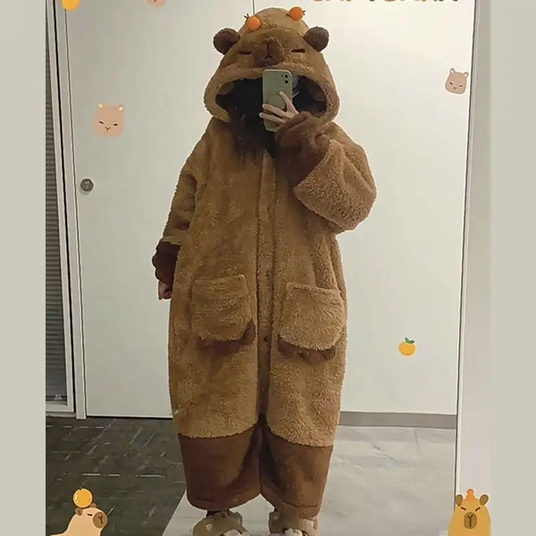 Capybara Robe Pajamas